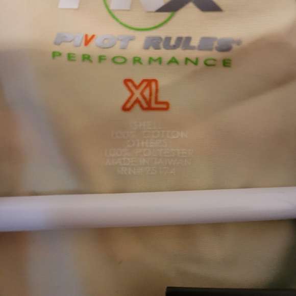 PRX Sz XL Pivot Rules Performance Blue Orange Houndstooth Pullover Golf Vest NWT - Picture 6 of 9